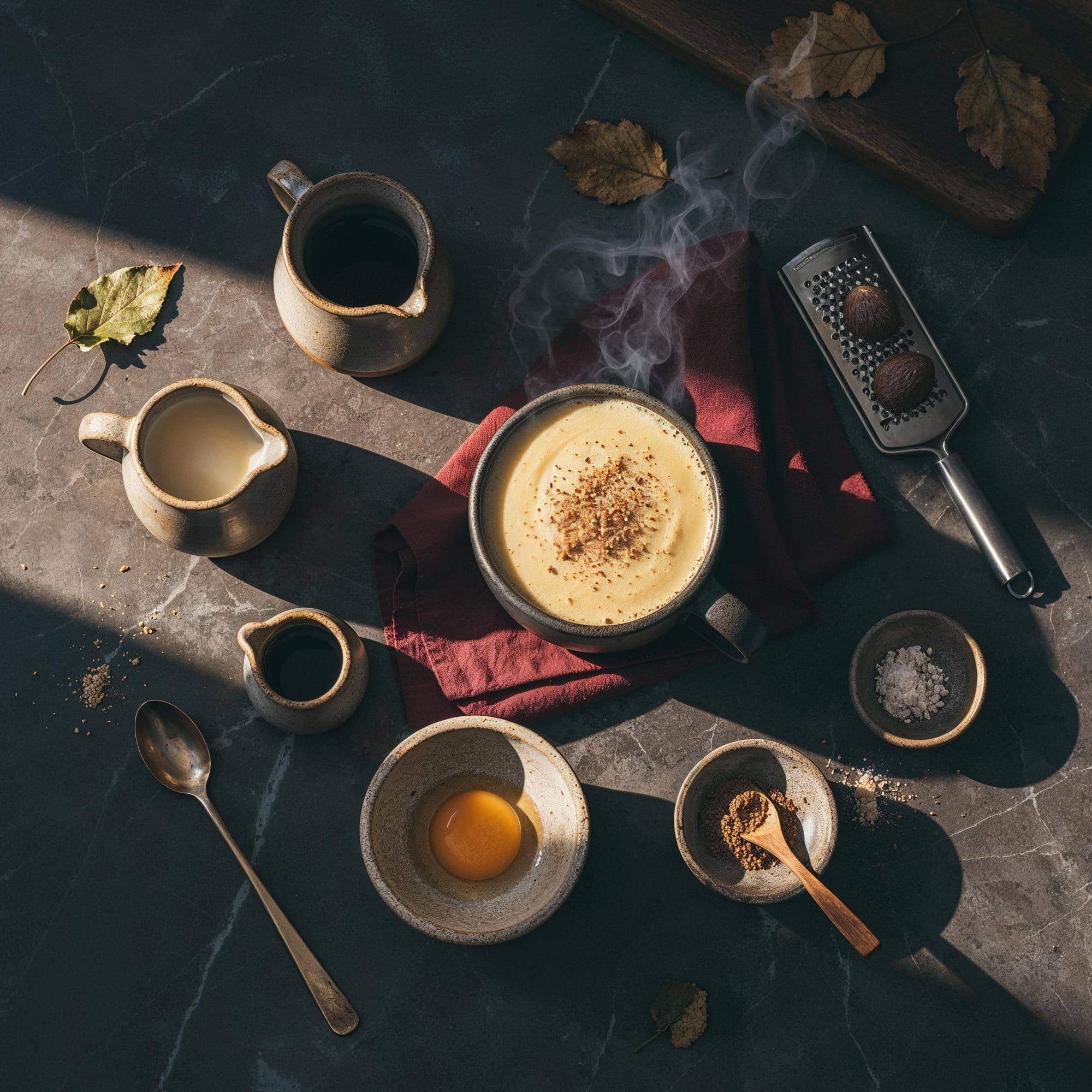 Ingredienser för Äggtoddy
