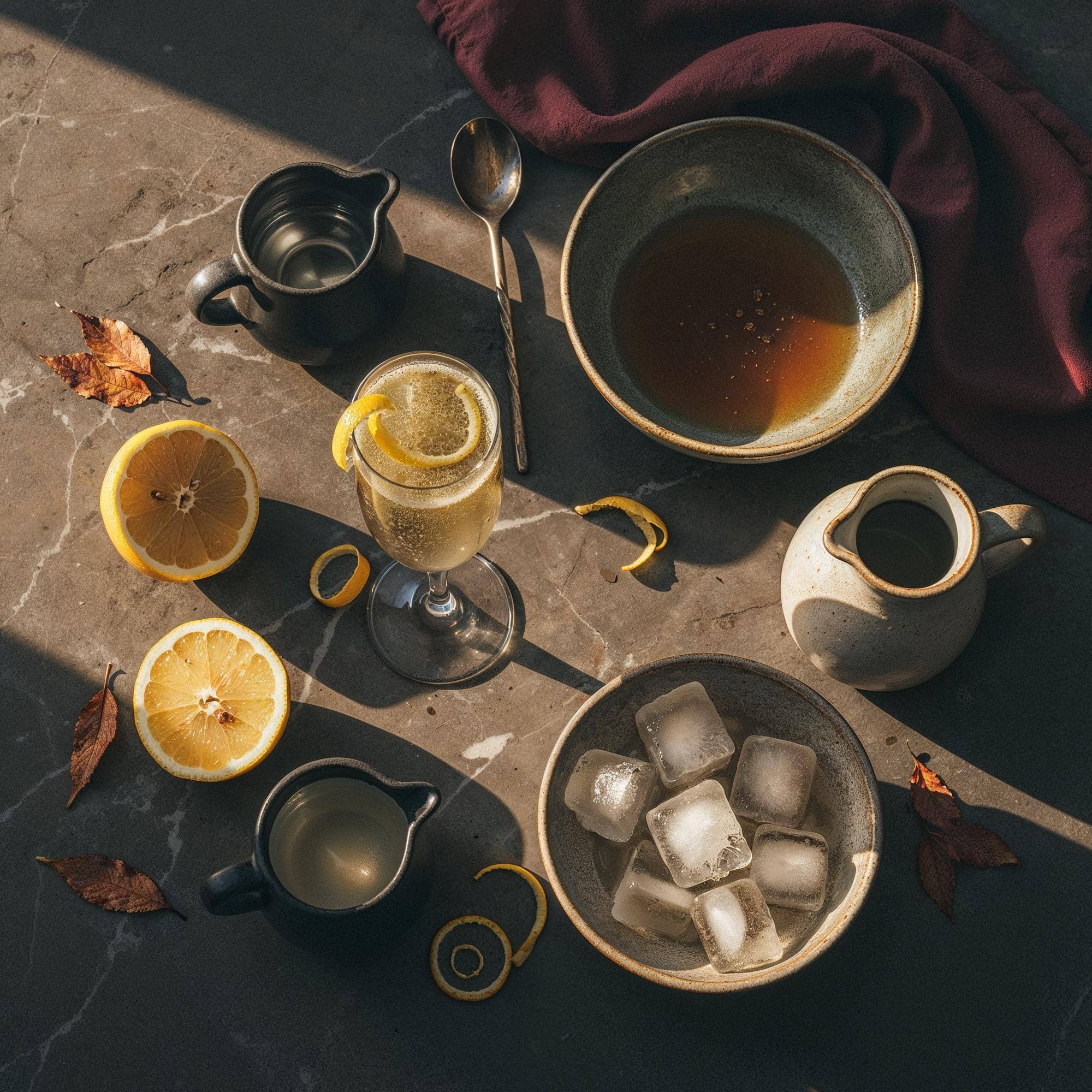 Ingredienser för French 76