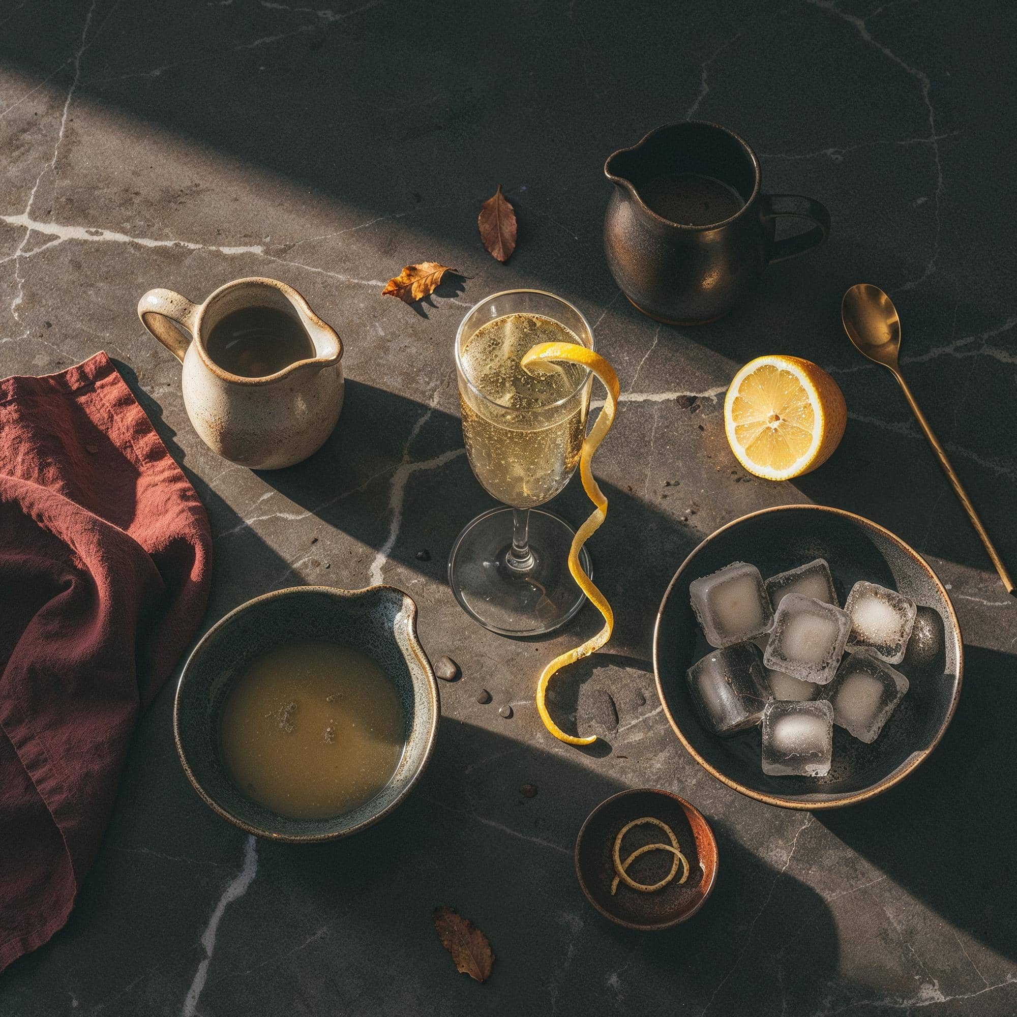 Ingredienser för French 77