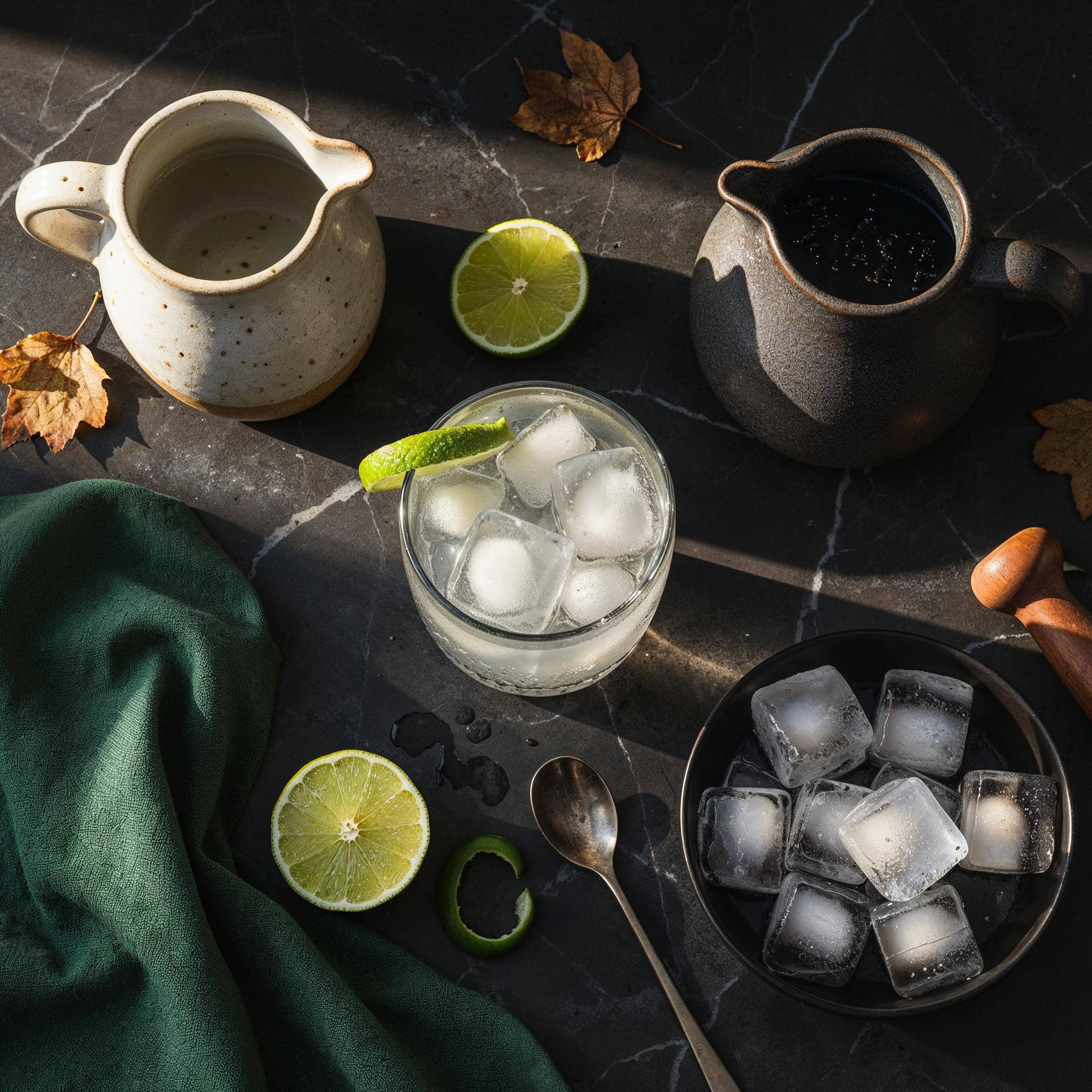 Ingredienser för Alkoholfri Gin & Tonic