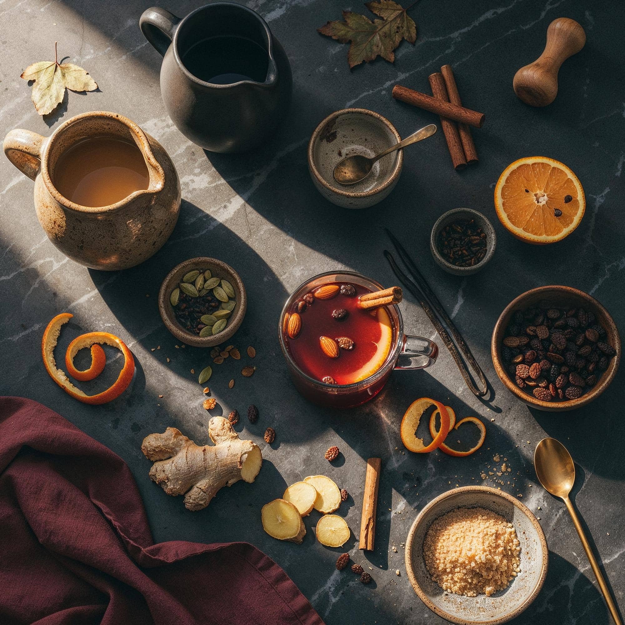 Ingredienser för Alkoholfri Glögg