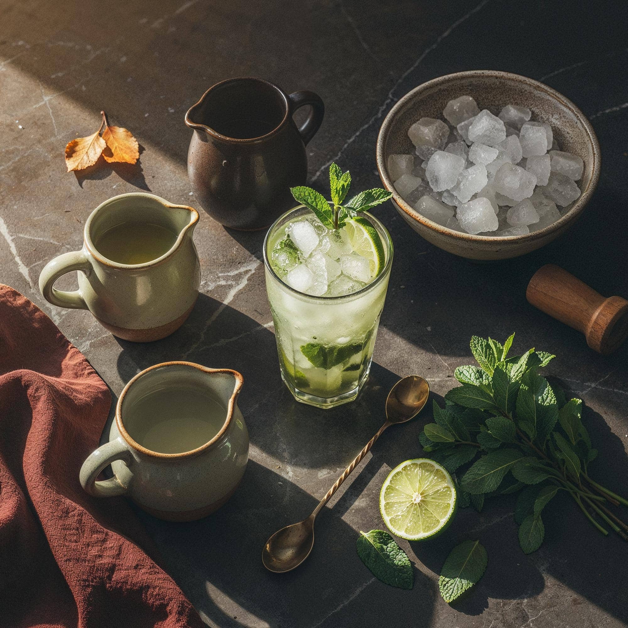 Ingredienser för Alkoholfri Mojito
