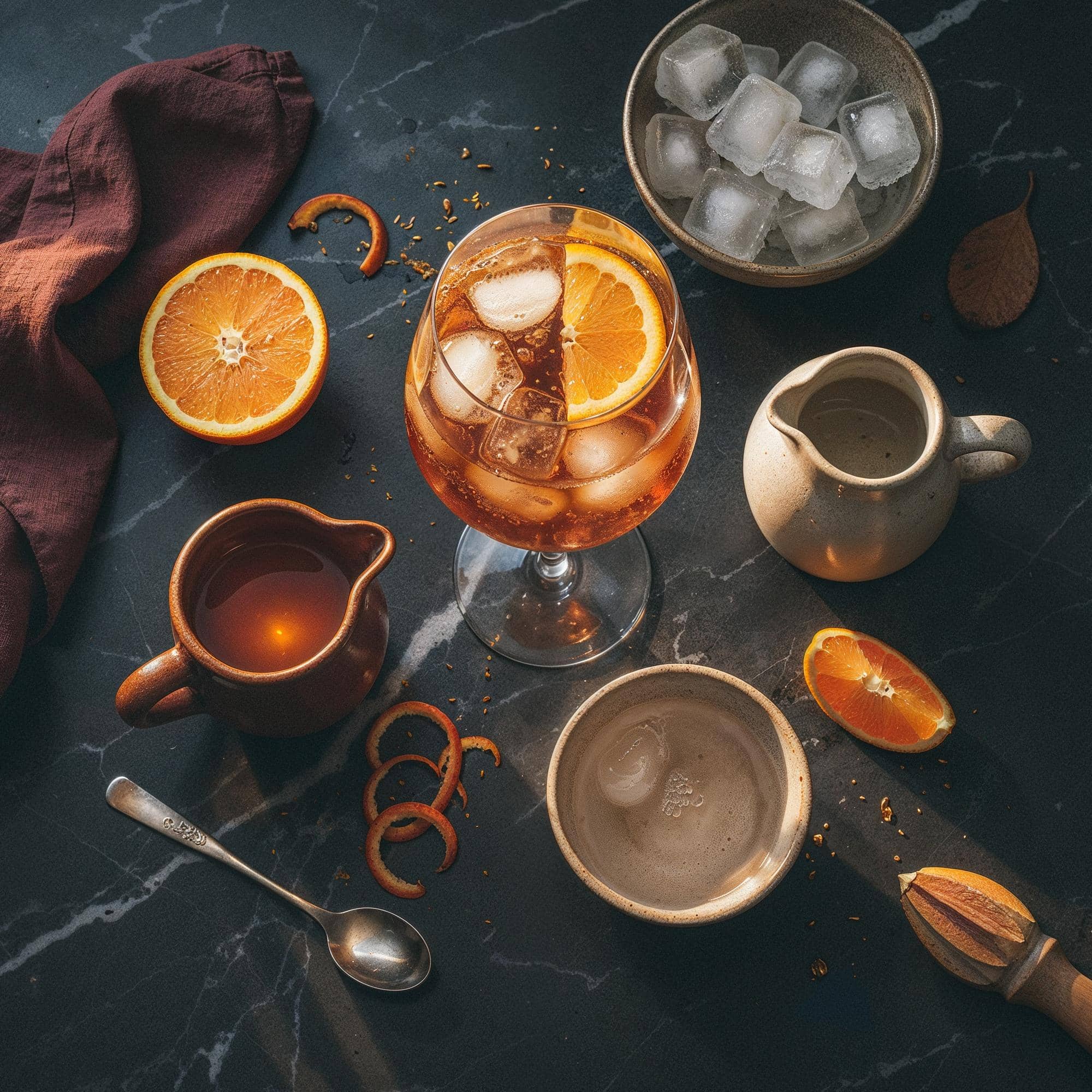 Ingredienser för Aperol Spritz