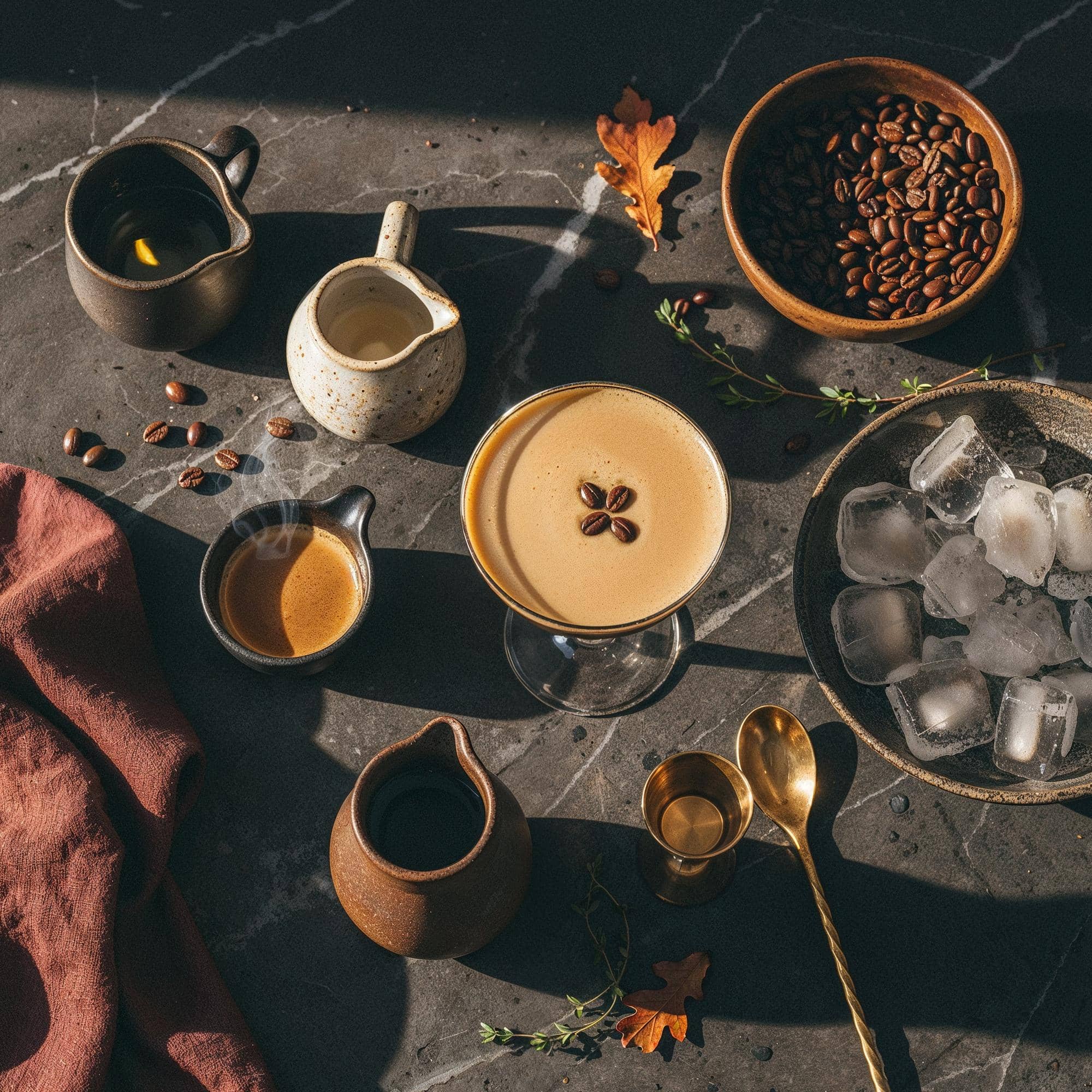 Ingredienser för Baileys Espresso Martini