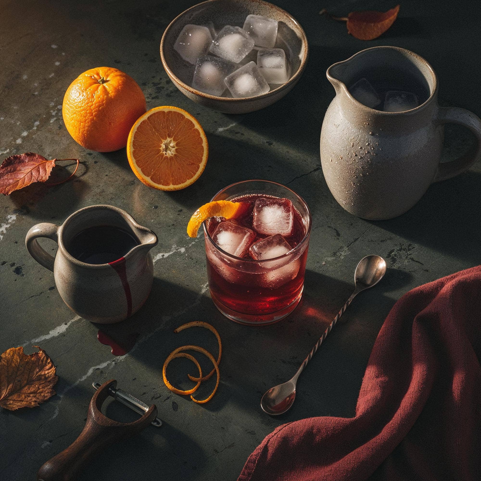 Ingredienser för Campari Soda