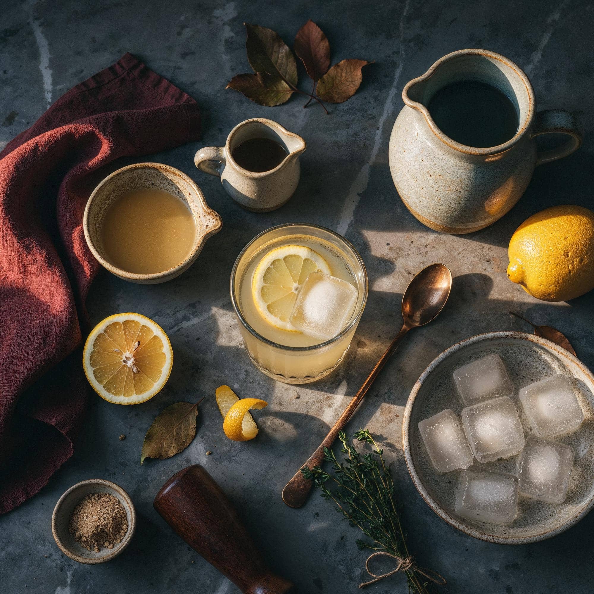 Ingredienser för Citronlemonad