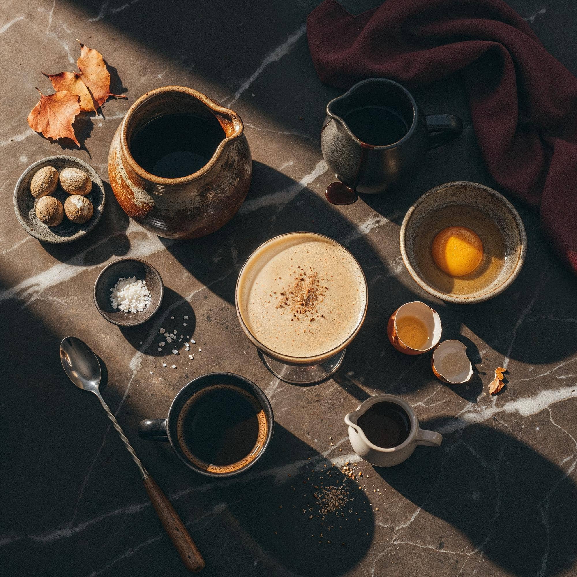 Ingredienser för Coffee Flip