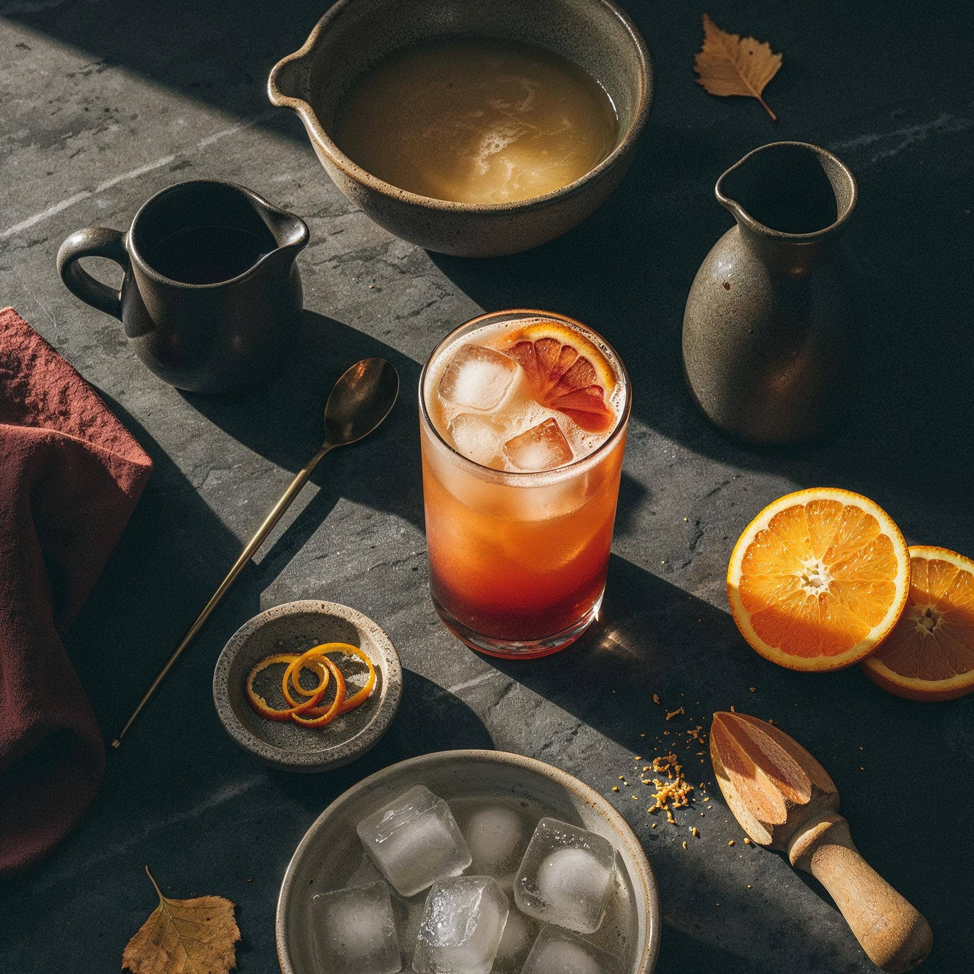 Ingredienser för Garibaldi Royale