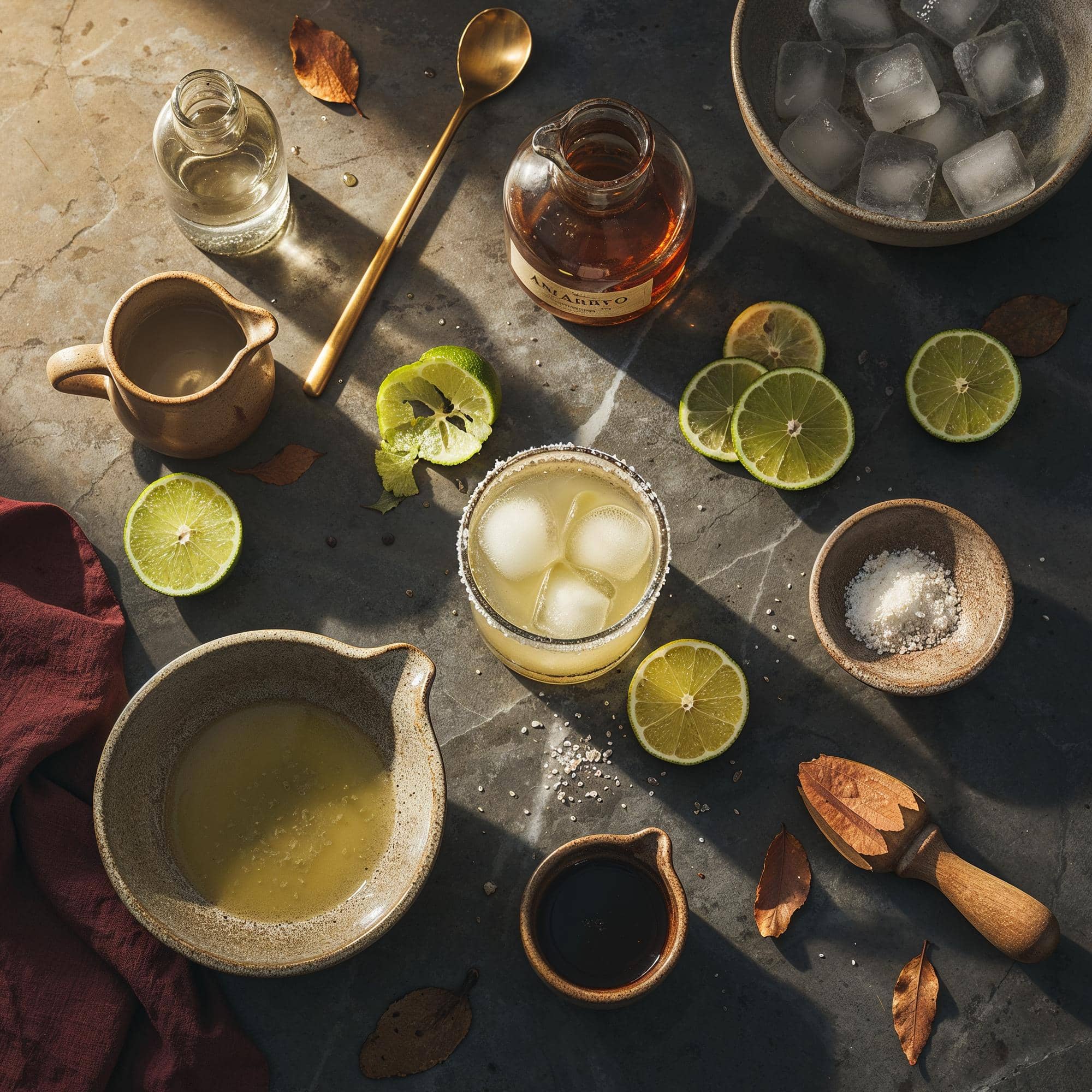 Ingredienser för Italian Margarita