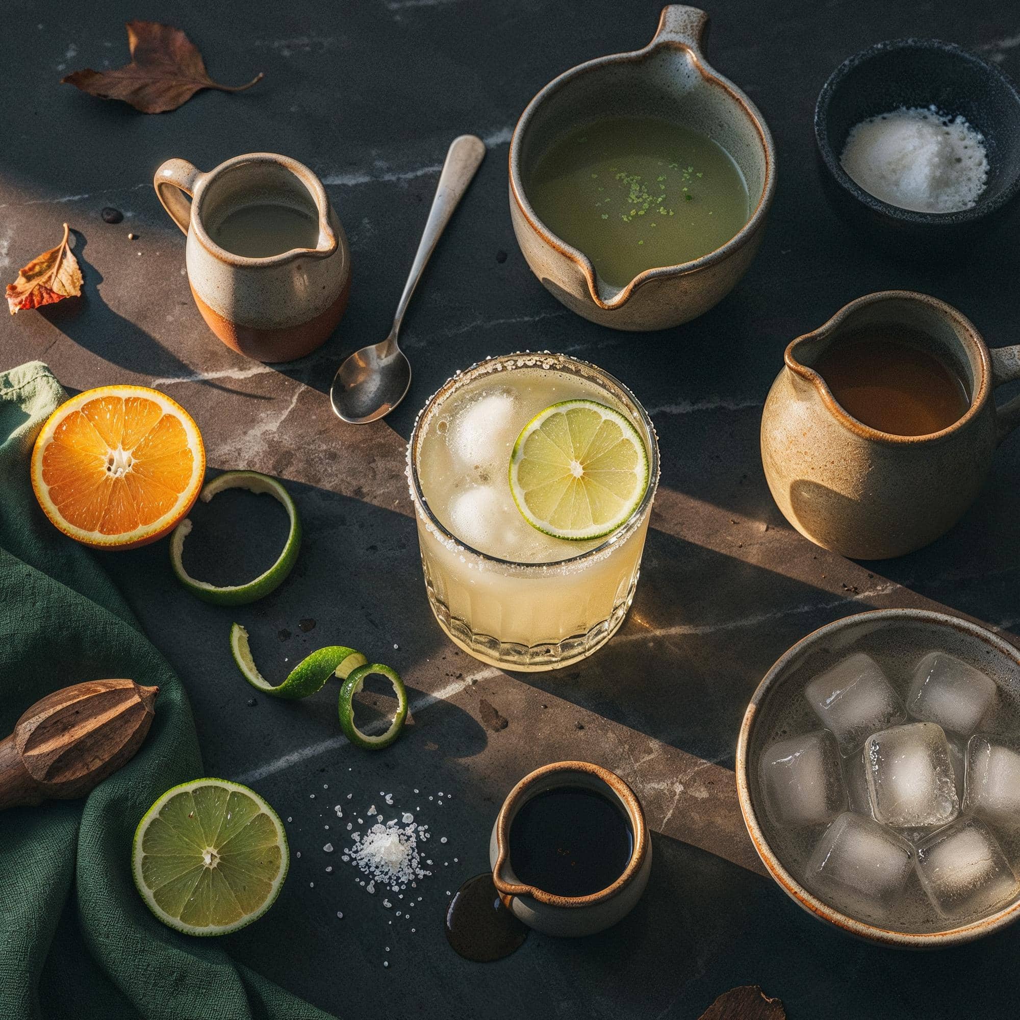 Ingredienser för Skinny Girl Margarita