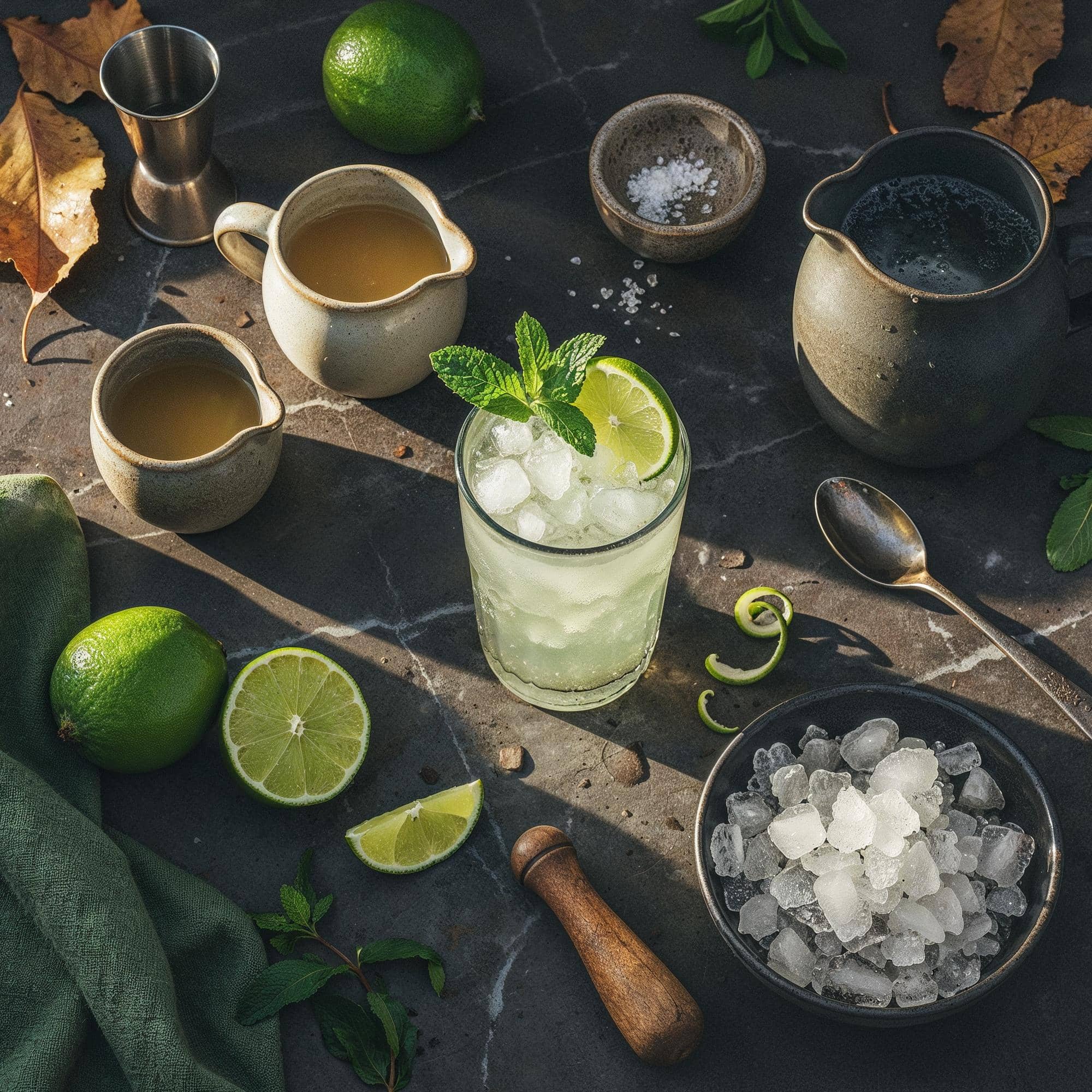 Ingredienser för Sockerfri Mojito